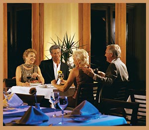 Elegant dining at the Mosaics Restaurant